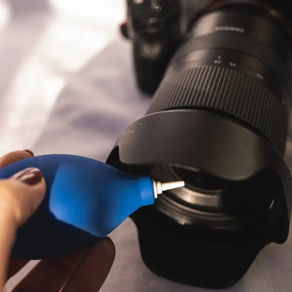 Kleiner Blasebalg zur Kamera- und Objektivreinigung