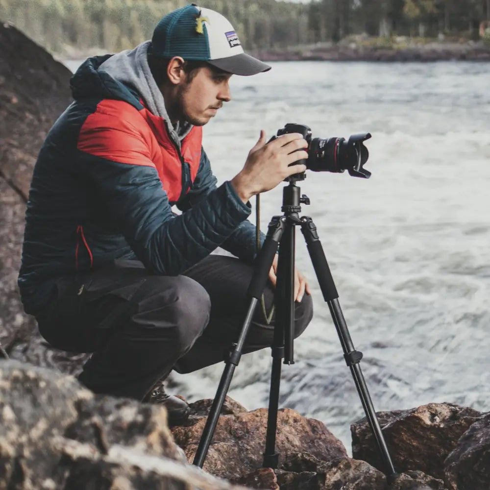 Leichter Aluminium-Stativkopf TPH-30s mit Schnellwechselplatte - Kamera & Foto > Stative & Einbeinstative >