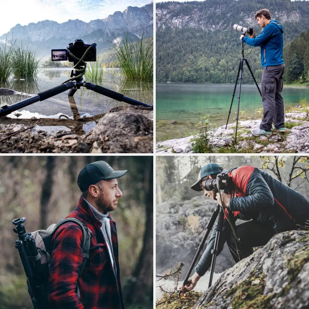 Leichter Aluminium-Stativkopf TPH-30s mit Schnellwechselplatte - Kamera & Foto > Stative & Einbeinstative >