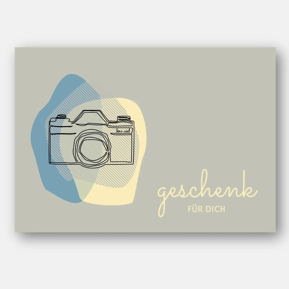 Lens-Aid Geschenkgutschein - Das perfekte Geschenk für Fotografen