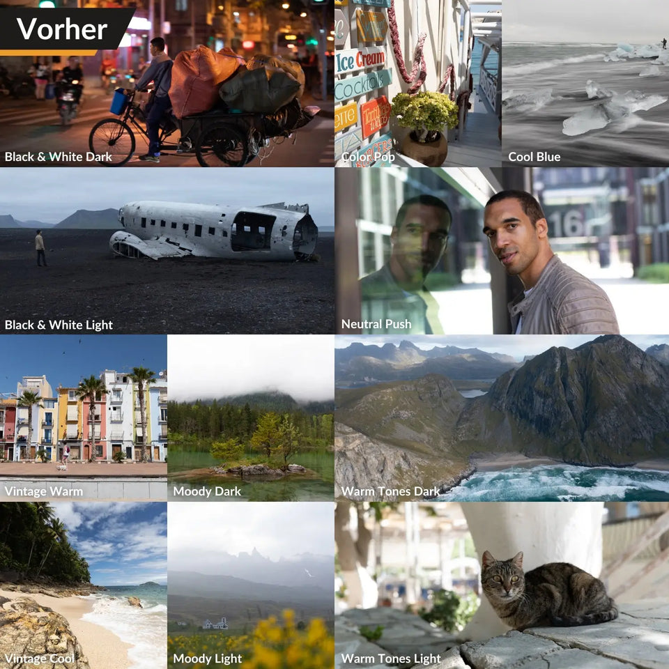Lightroom Presets „Explore the World“ – 11 Filter für Desktop & Mobile