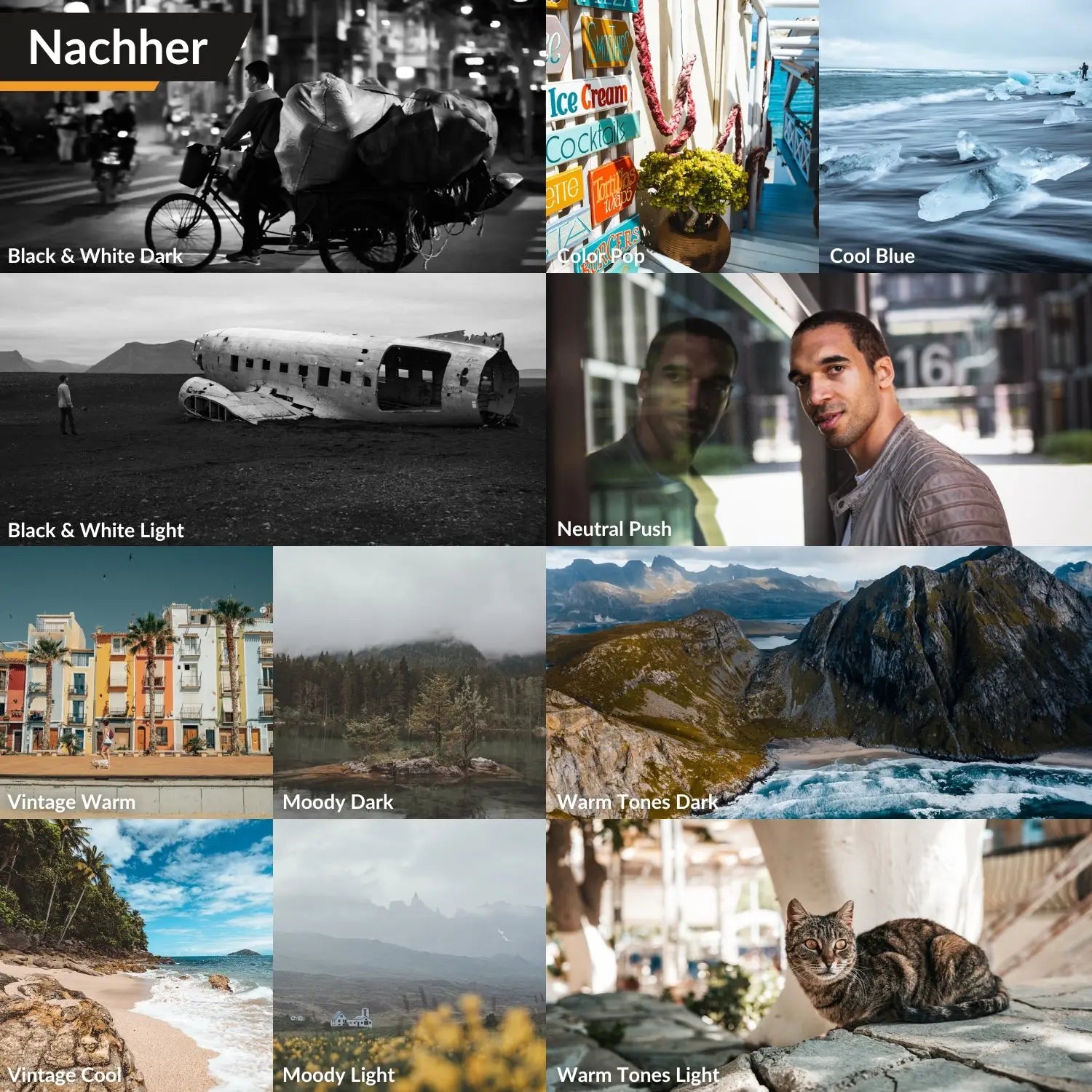 Lightroom Presets „Explore the World“ – 11 Filter für Desktop & Mobile