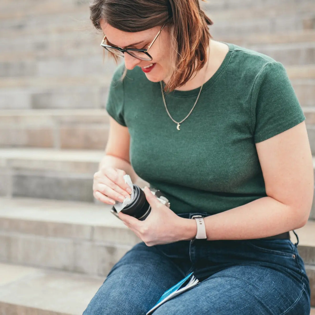 Linsenpapier zur Objektivreinigung - 200 Blatt reißfeste Reinigungstücher - Kamera & Foto > Kamerazubehör >
