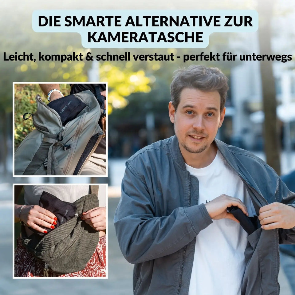Mikrofaser Einschlagtuch für Kamera & Objektiv Schwarz - Foto > Kamerazubehör Kamerataschen Hüllen