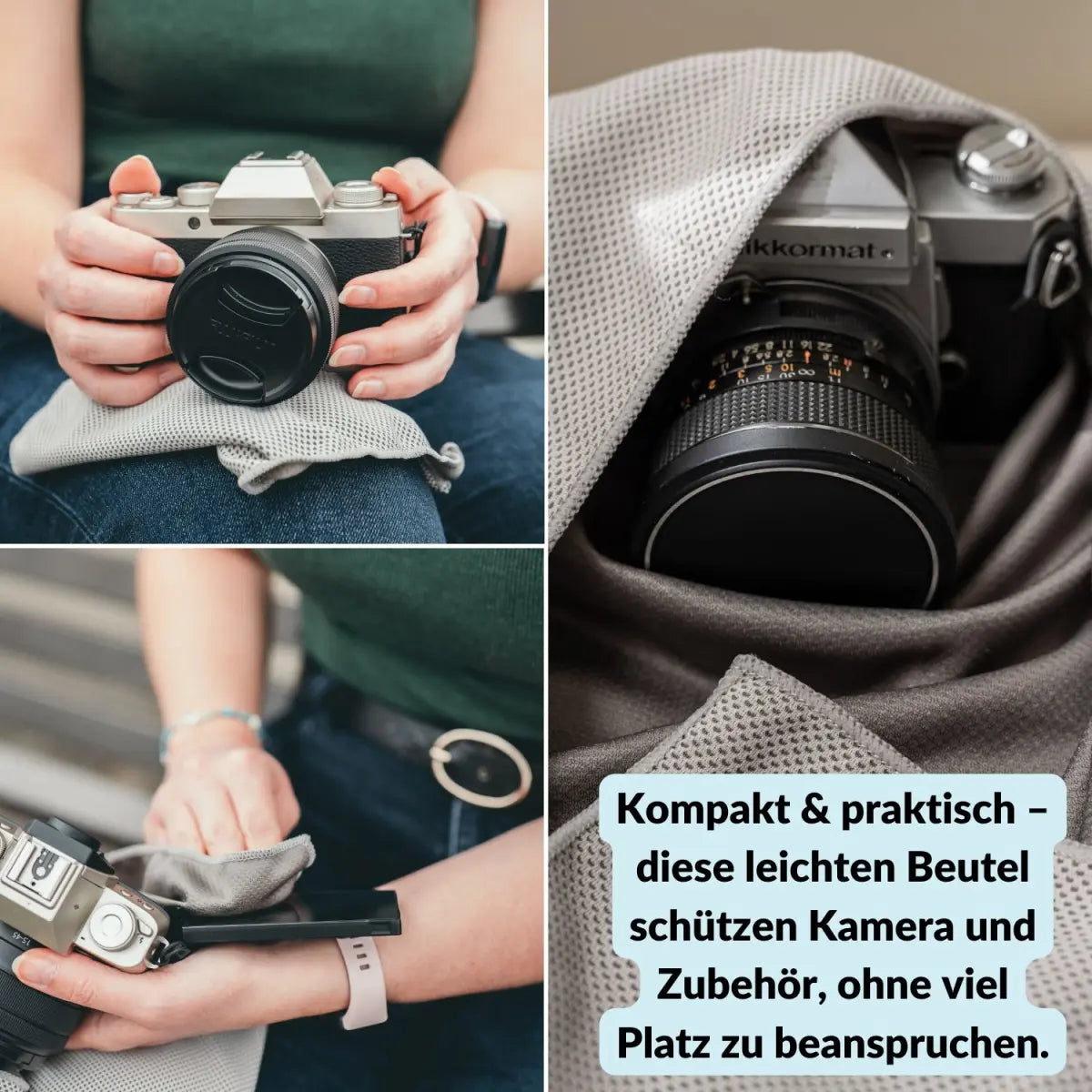 Mikrofaser Einschlagtuch für Kameras und Objektive - Kamera & Foto > Kamerazubehör > Kamerataschen & Hüllen