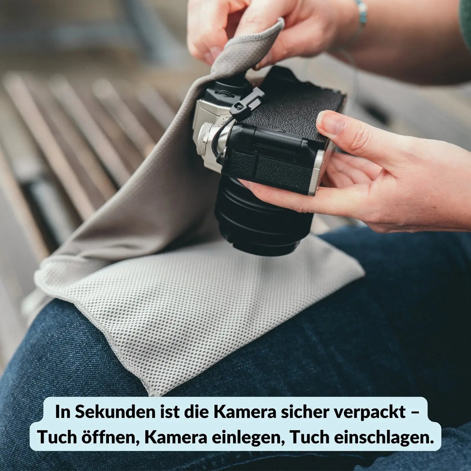 Mikrofaser Einschlagtuch für Kamera & Objektiv – verschiedene Größen - Foto > Kamerazubehör Kamerataschen Hüllen