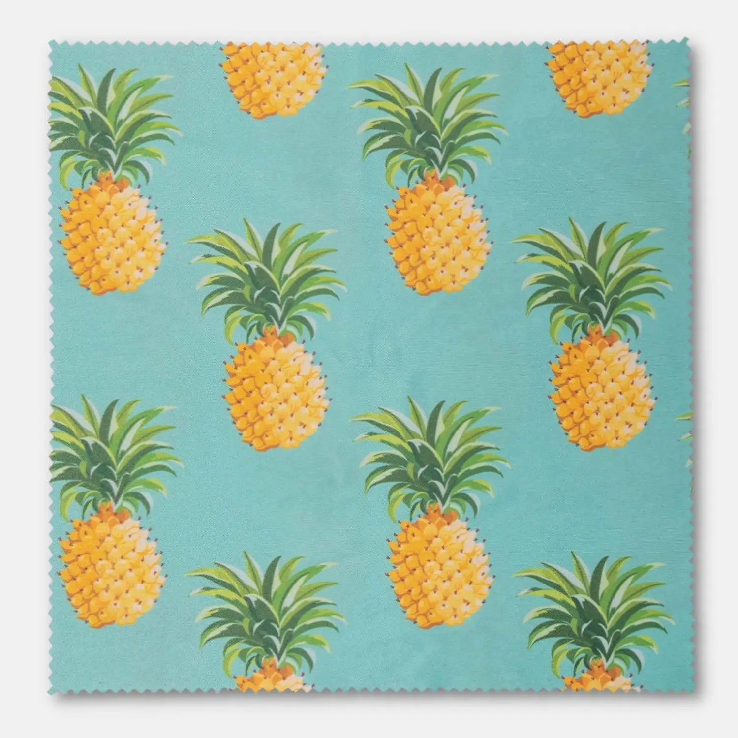 Mikrofaser-Reinigungstuch 20x20 cm mit Motiv (Auslaufmodelle) - Ananas - Kamera & Foto > Kamerazubehör Kamerareinigung