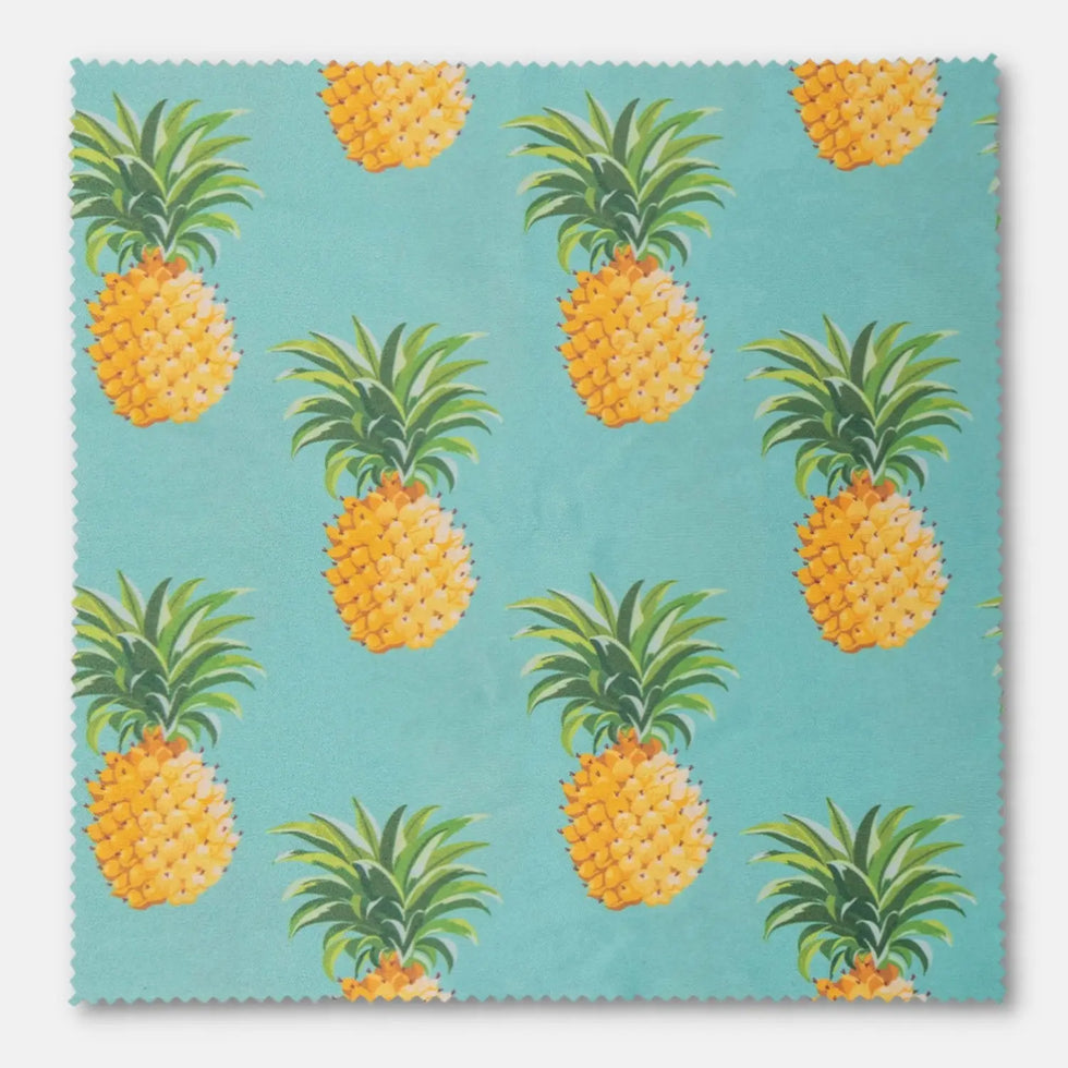 Mikrofaser-Reinigungstuch 20x20 cm mit Motiv (Auslaufmodelle) - Ananas - Kamera & Foto > Kamerazubehör Kamerareinigung