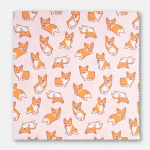 Mikrofaser-Reinigungstuch 20x20 cm mit Motiv (Auslaufmodelle) - Corgis - Kamera & Foto > Kamerazubehör Kamerareinigung