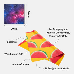Mikrofaser-Reinigungstuch 20x20 cm mit Motiv (Auslaufmodelle) - Kamera & Foto > Kamerazubehör Kamerareinigung