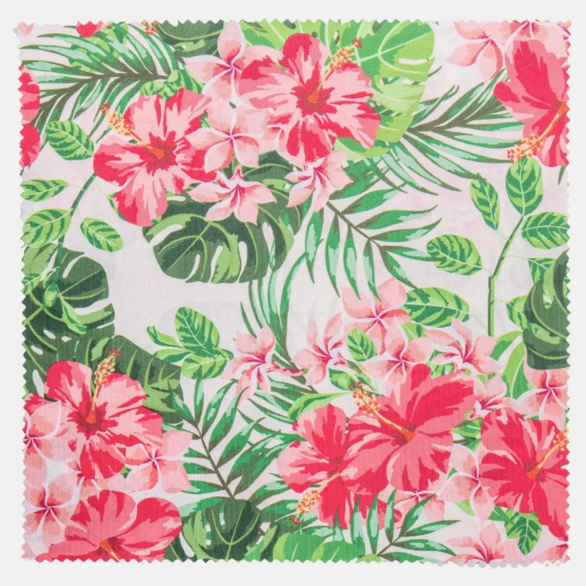 Mikrofaser-Reinigungstücher in coolen Designs: Für Kamera Objektiv Brille (20x20 cm) - Tropische Blumen - Kamera & Foto