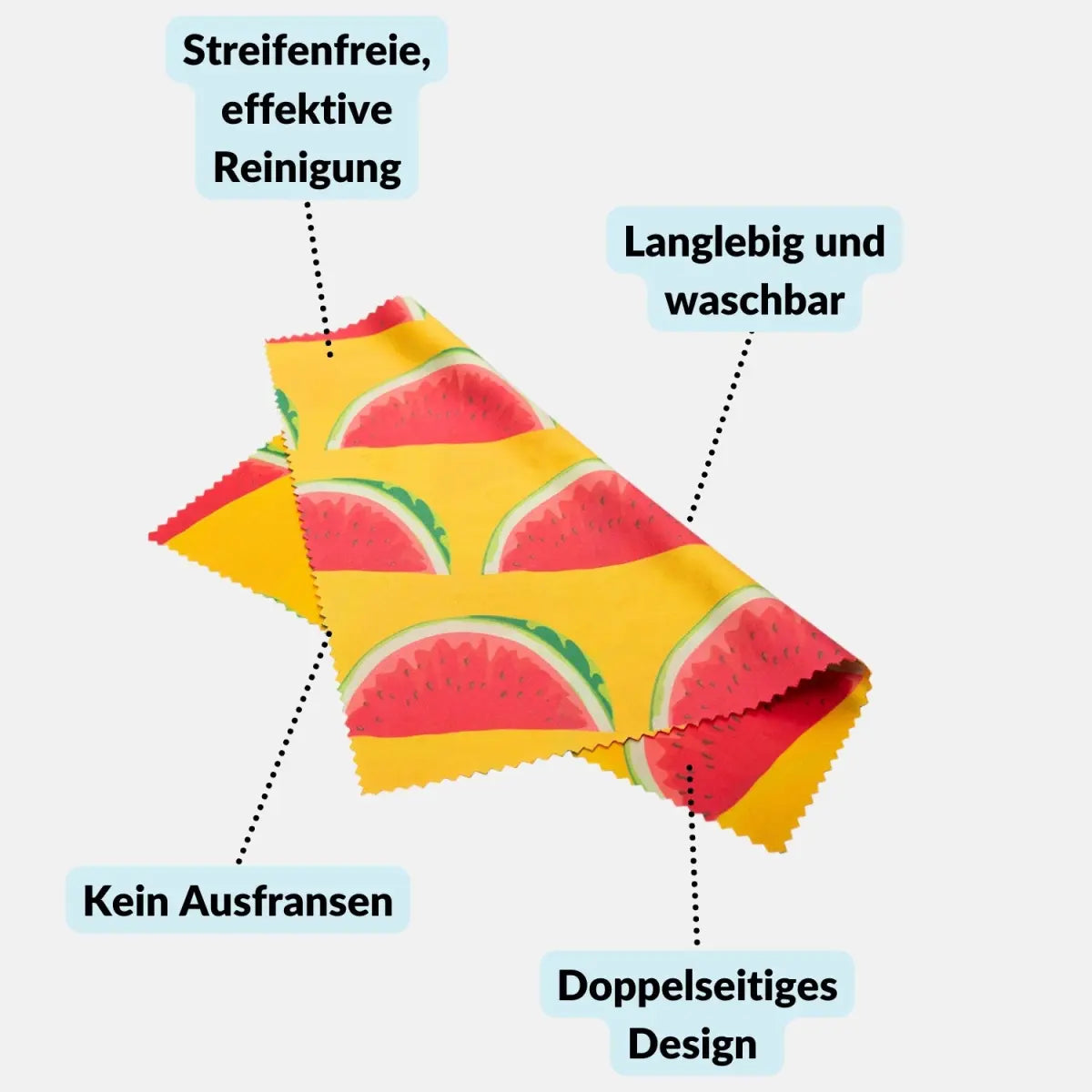 Mikrofaser-Reinigungstücher in coolen Designs: Für Kamera Objektiv Brille (20x20 cm) - Kamera & Foto > Kamerazubehör >