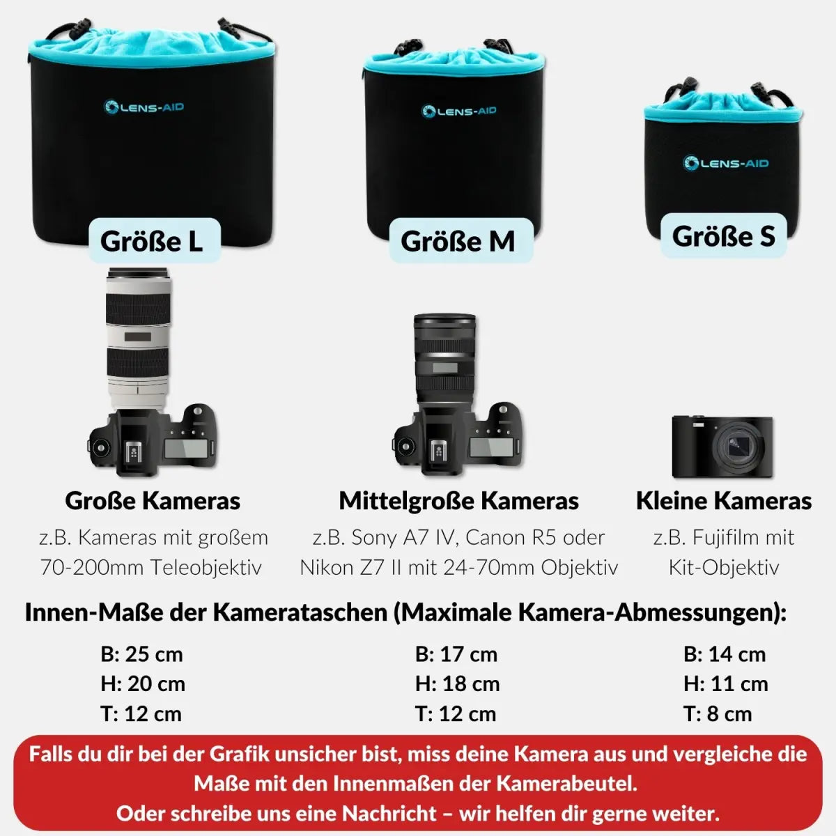 Neopren Kamerabeutel mit Fleece-Fütterung - Kamera & Foto > Kamerazubehör > Kamerataschen & Hüllen > Kamerabeutel