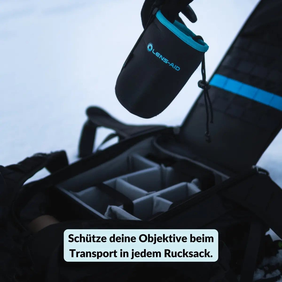 Neopren Objektivbeutel mit Fleece-Fütterung - Kamera & Foto > Kamerazubehör > Objektivzubehör > Objektivtaschen &