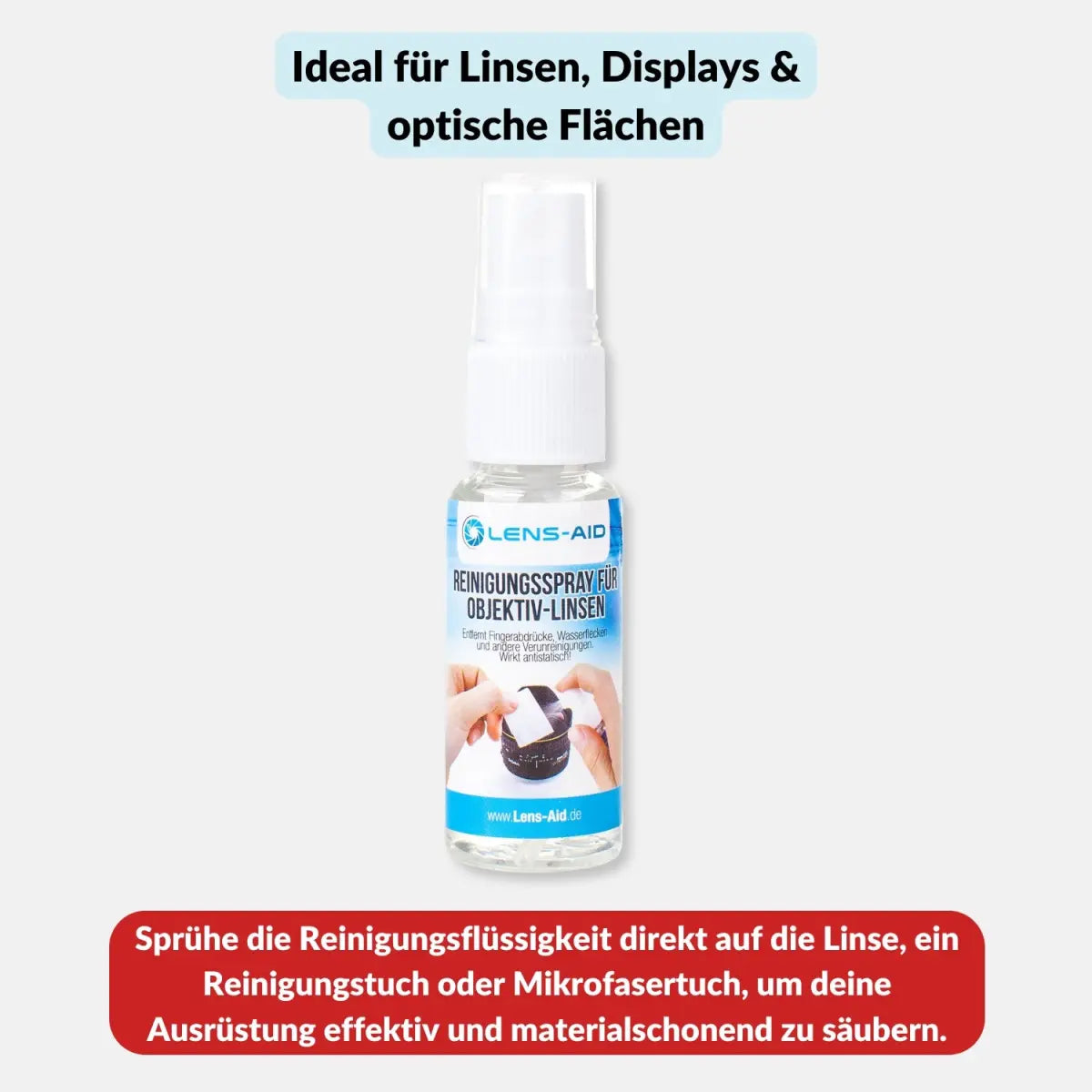 Objektiv-Reinigungsflüssigkeit 25 ml - Kamera & Foto > Kamerazubehör > Kamerareinigung > Reinigungszubehör
