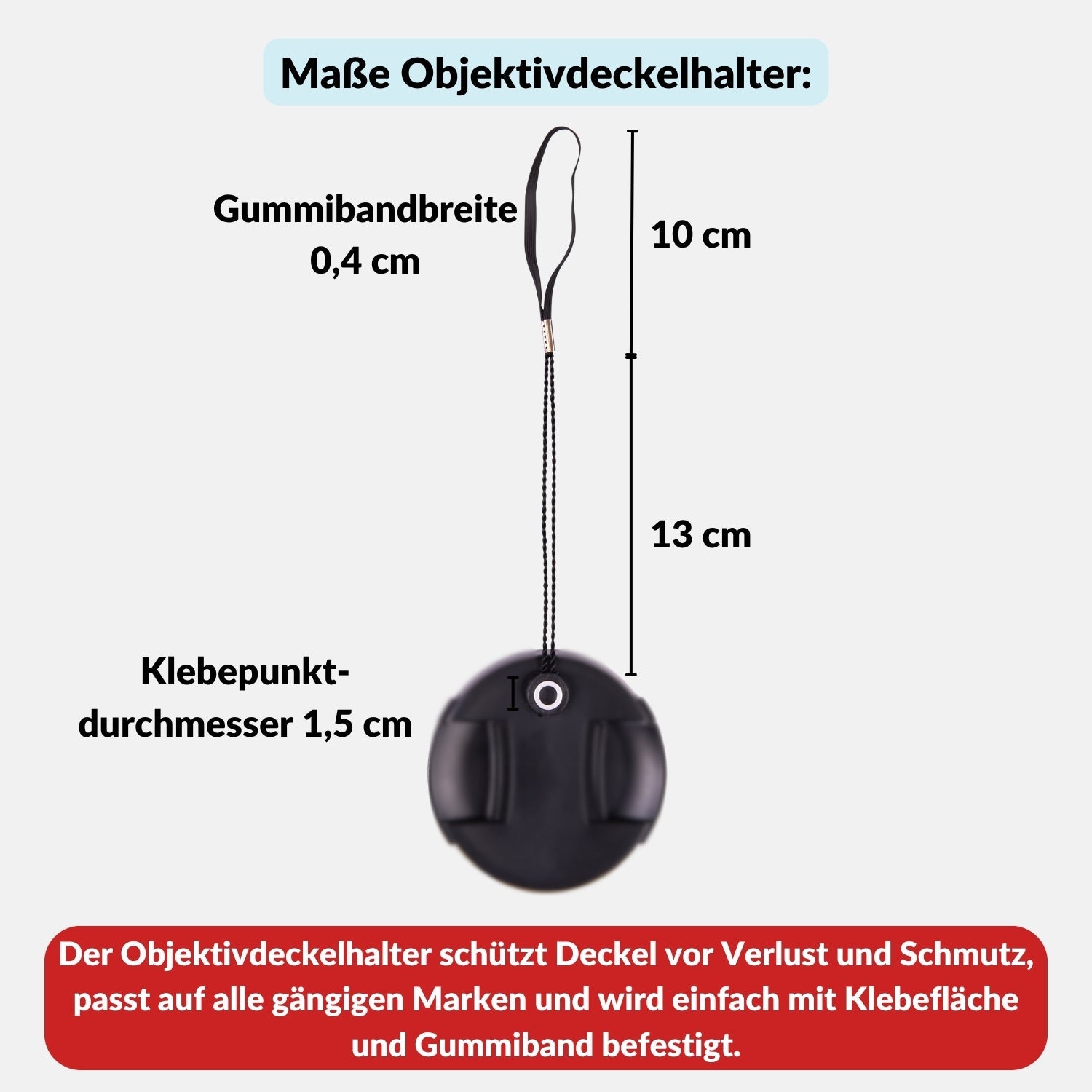 Objektivdeckelhalter für alle Objektive von Canon bis Sony - Kamera & Foto > Kamerazubehör > Objektivzubehör >