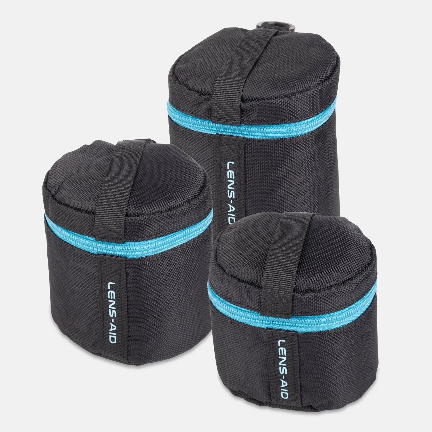 Objektivtasche gepolstert wasserabweisend mit Fleece-Futter - 3er-Set (XXS + XS + S) - Kamera & Foto > Kamerazubehör