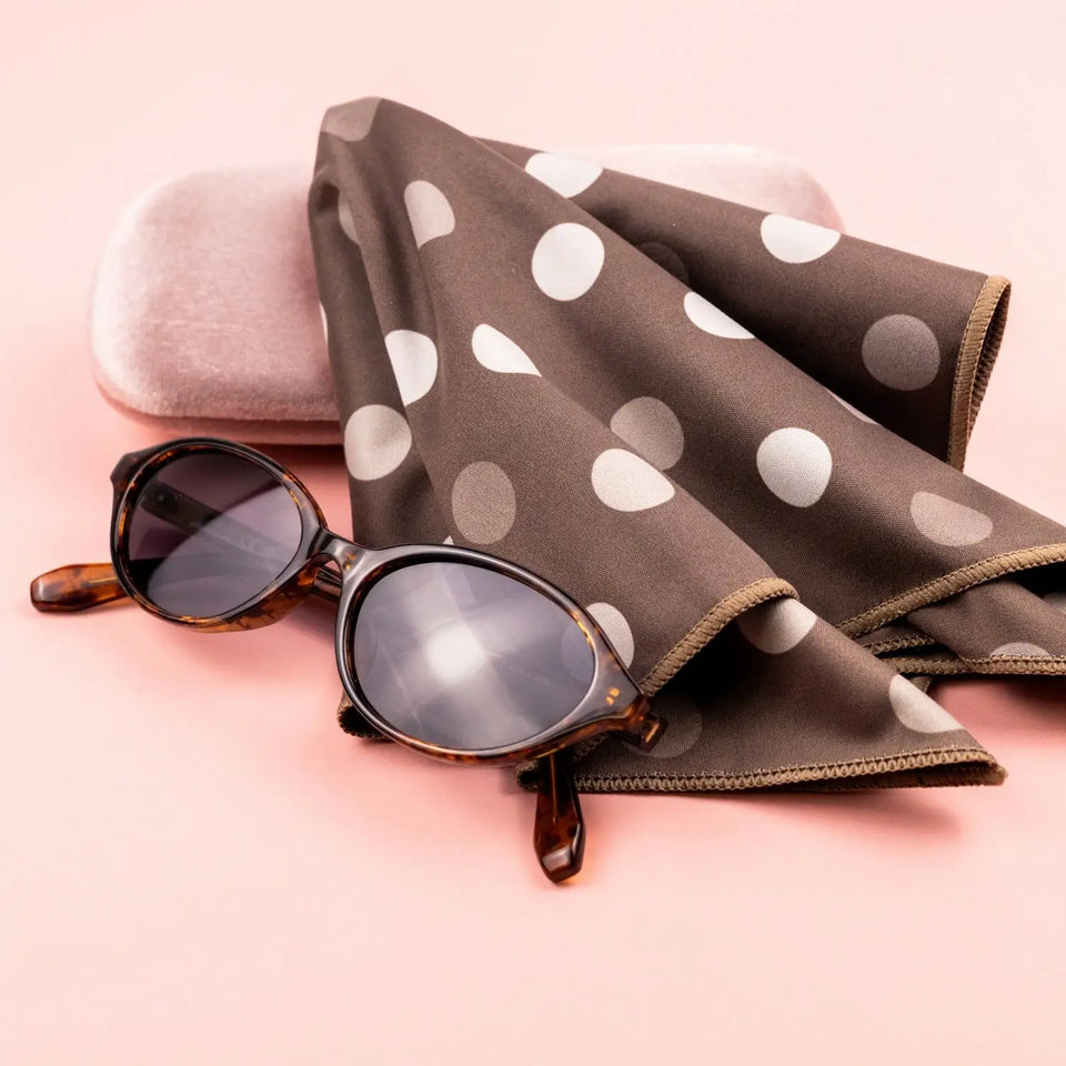 Premium-Mikrofasertuch groß 30x30 cm mit Design für Brille Bildschirm Glas - Kamera & Foto > Kamerazubehör