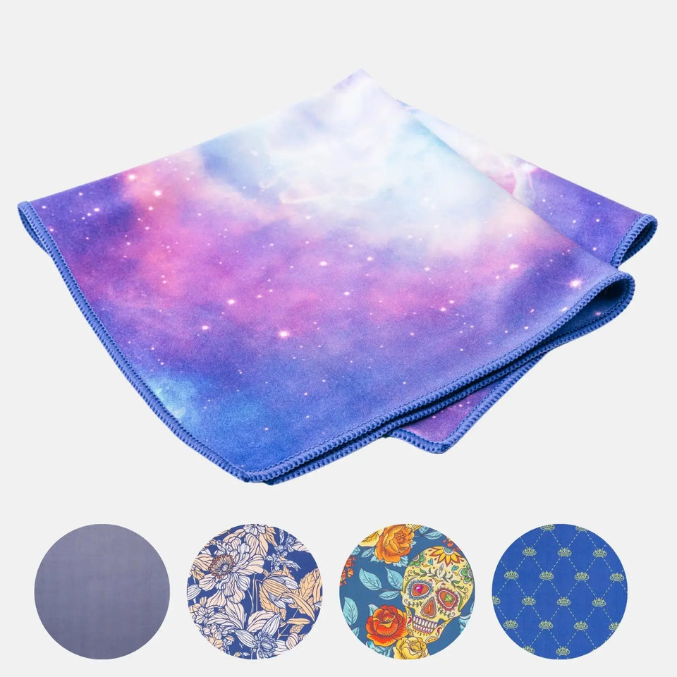 Premium-Mikrofasertuch groß 30x30 cm mit Design für Brille Bildschirm Glas - Kamera & Foto > Kamerazubehör