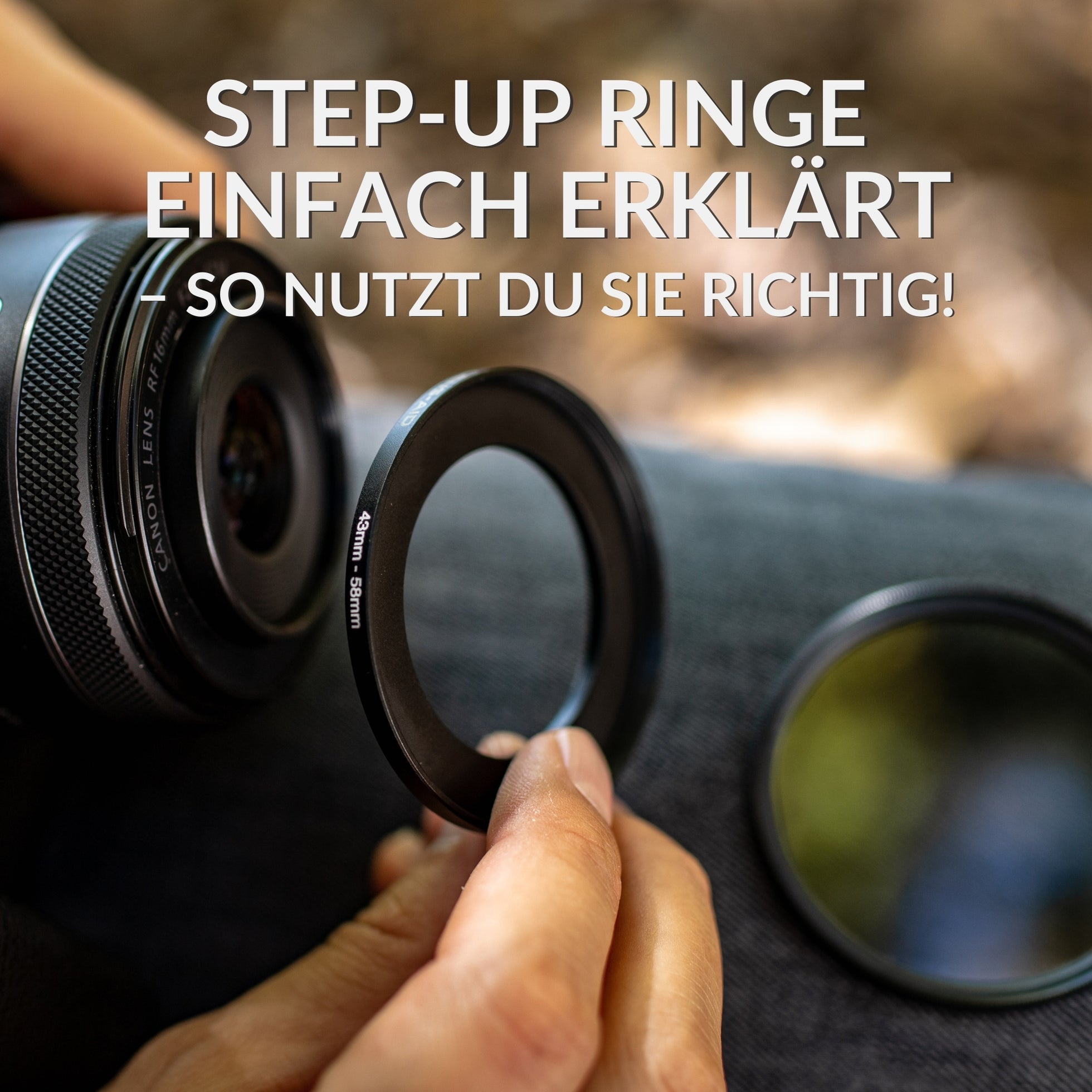 Step Up Ring 49 auf 52 mm – Filteradapter aus Aluminium
