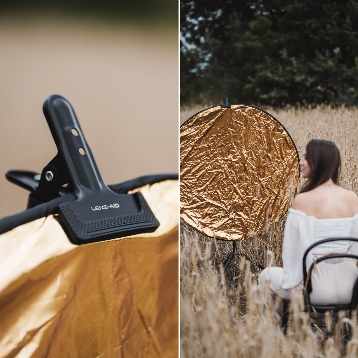 Reflektor-Klemme aus Metall für Faltreflektor & Fotohintergrund - Kamera & Foto > Fotostudio-Ausrüstung >