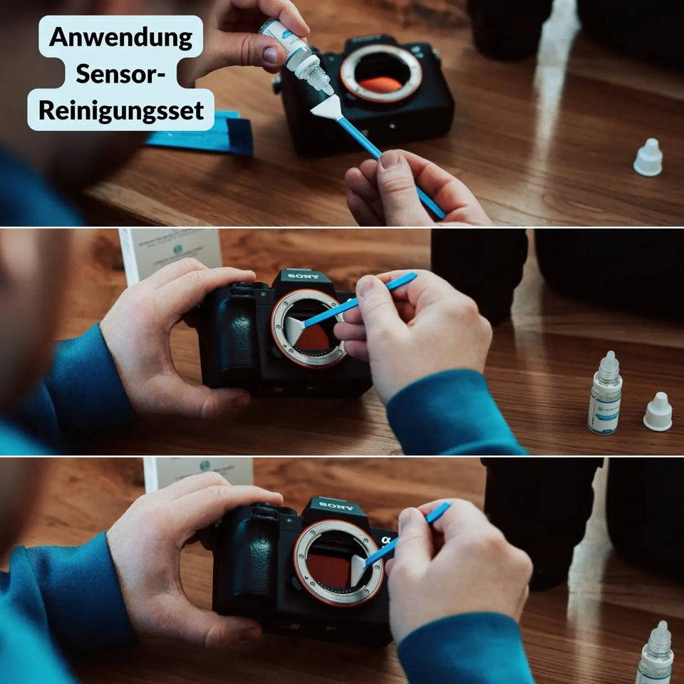 Kamera Reinigungsset (MFT) für Gehäuse Sensor & Objektiv - Foto > Kamerazubehör Kamerareinigung Sensorreinigungssets