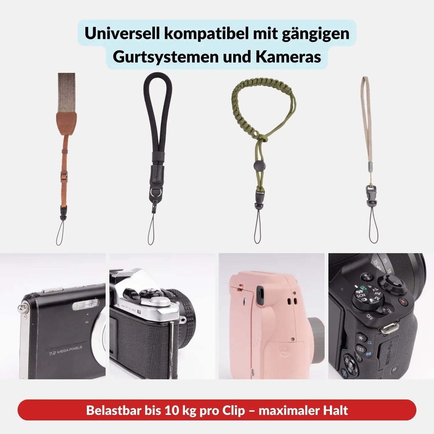 Schnellverschluss-Kit für Kameragurt - Kamera & Foto > Kamerazubehör Kameragurte