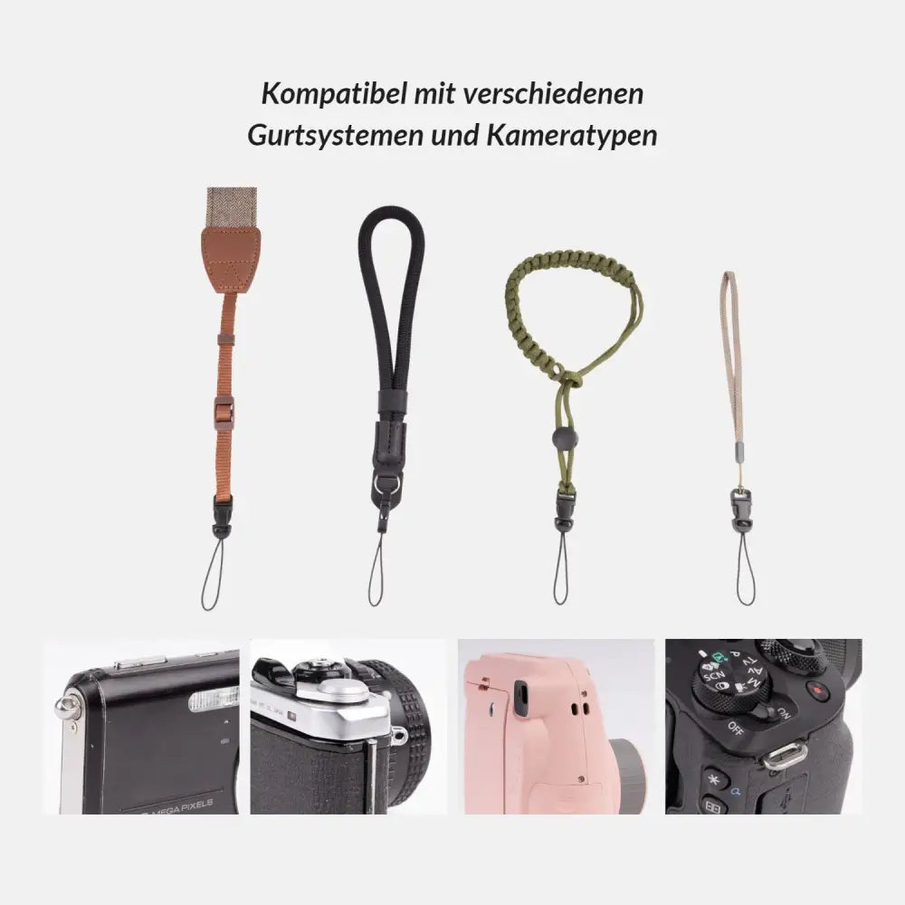 Schnellverschluss-Kit: Verbindungsclip für den Kameragurt