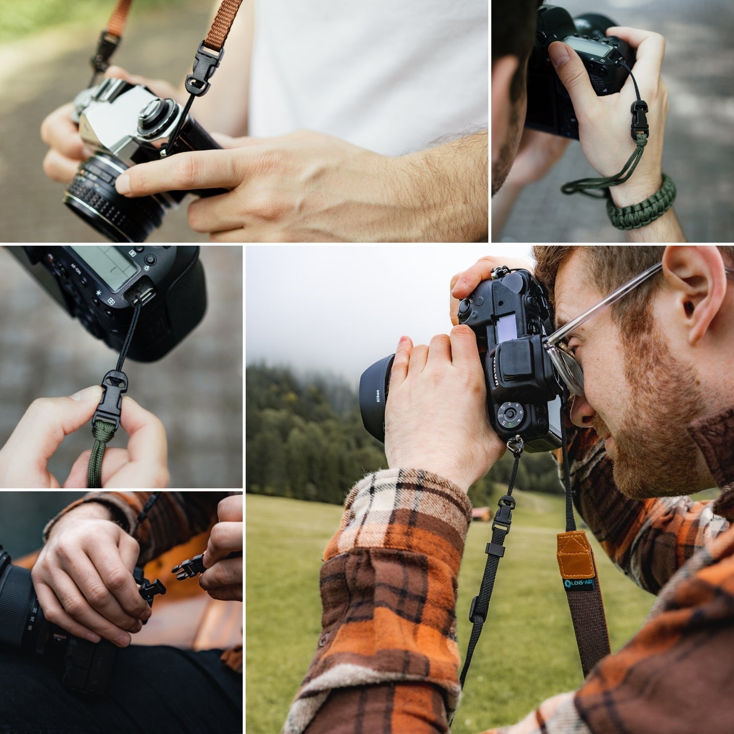 Schnellverschluss-Kit: Verbindungsclip für den Kameragurt - Kamera & Foto > Kamerazubehör > Kameragurte