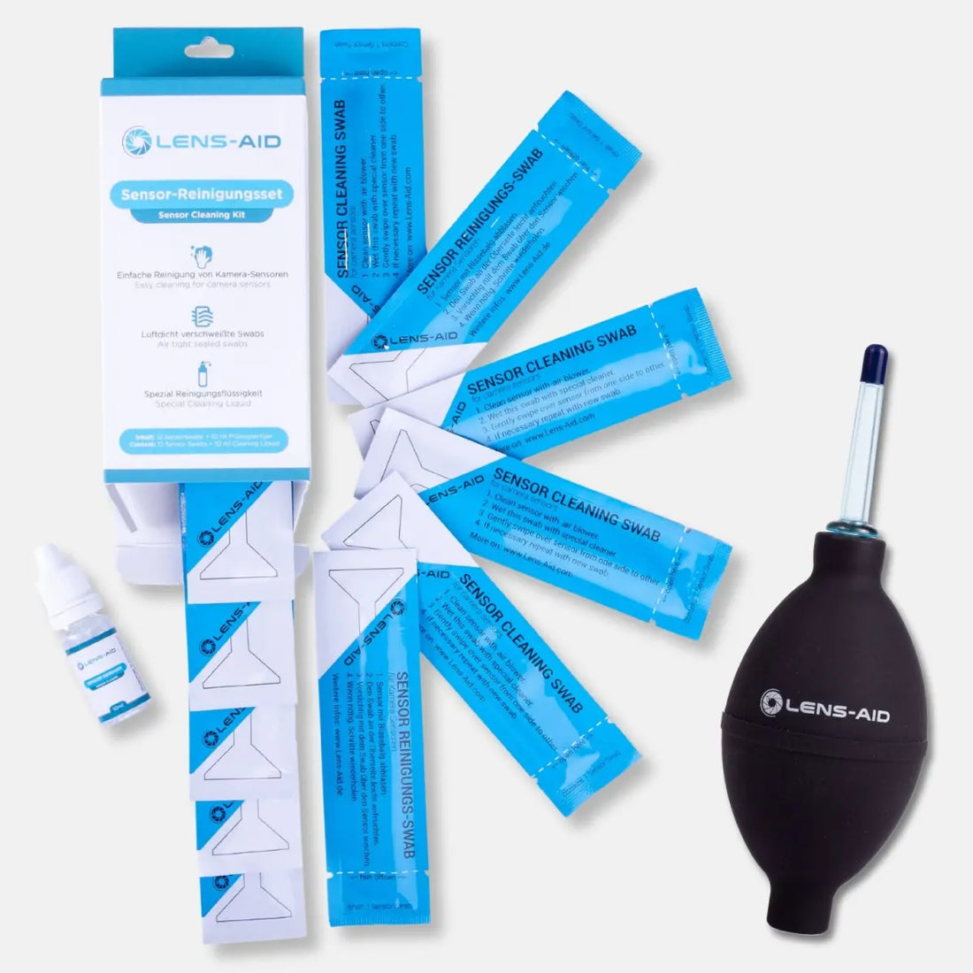Sensor-Bundle: Reinigungsset + Blasebalg zum Sparpreis - Kamera & Foto > Kamerazubehör > Kamerareinigung >