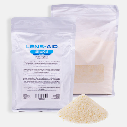 Silica Gel Crystals zum Blumen trocknen mit Farbindikator - 1000g
