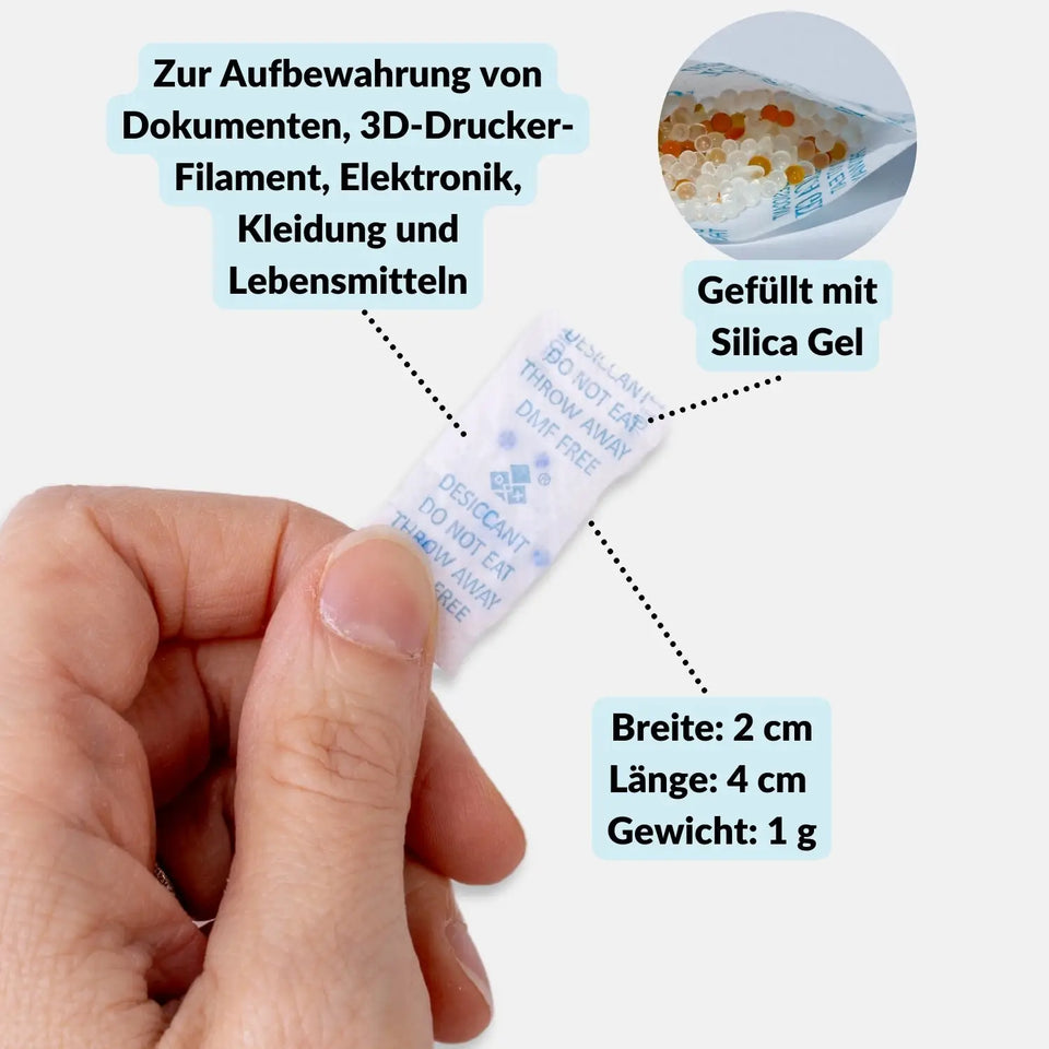 Silica Gel Beutel - Trockenmittel für Kameras Objektive Elektronik - Kamera & Foto > Kamerazubehör Kamerareinigung