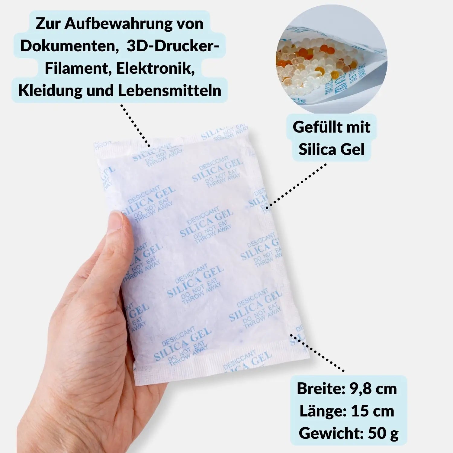 Silica Gel Beutel - Trockenmittel für Kameras Objektive Elektronik - Kamera & Foto > Kamerazubehör Kamerareinigung