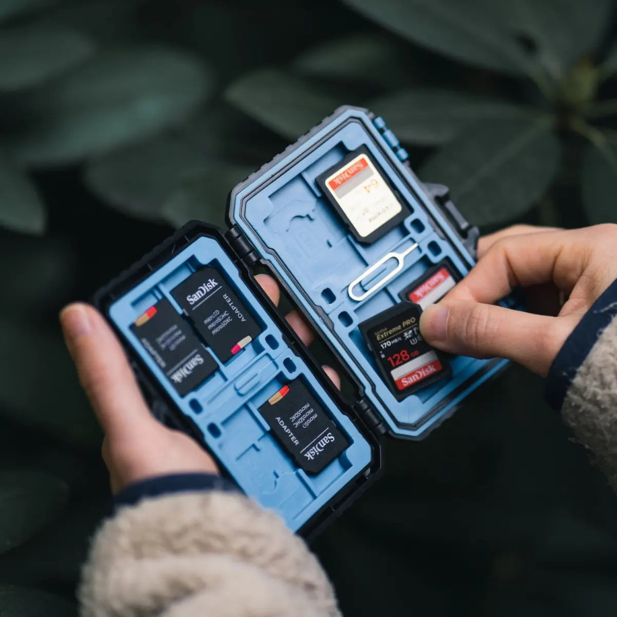 Speicherkarten-Schutzbox zur Aufbewahrung von SD CF Micro-SD TF SIM-Karten