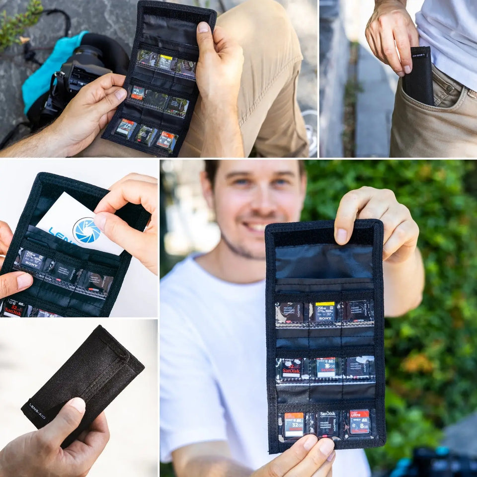 Speicherkarten-Tasche: Leichtes Etui für SD XQD CF Express Karten - Elektronik > Elektronikzubehör Speicherkarten