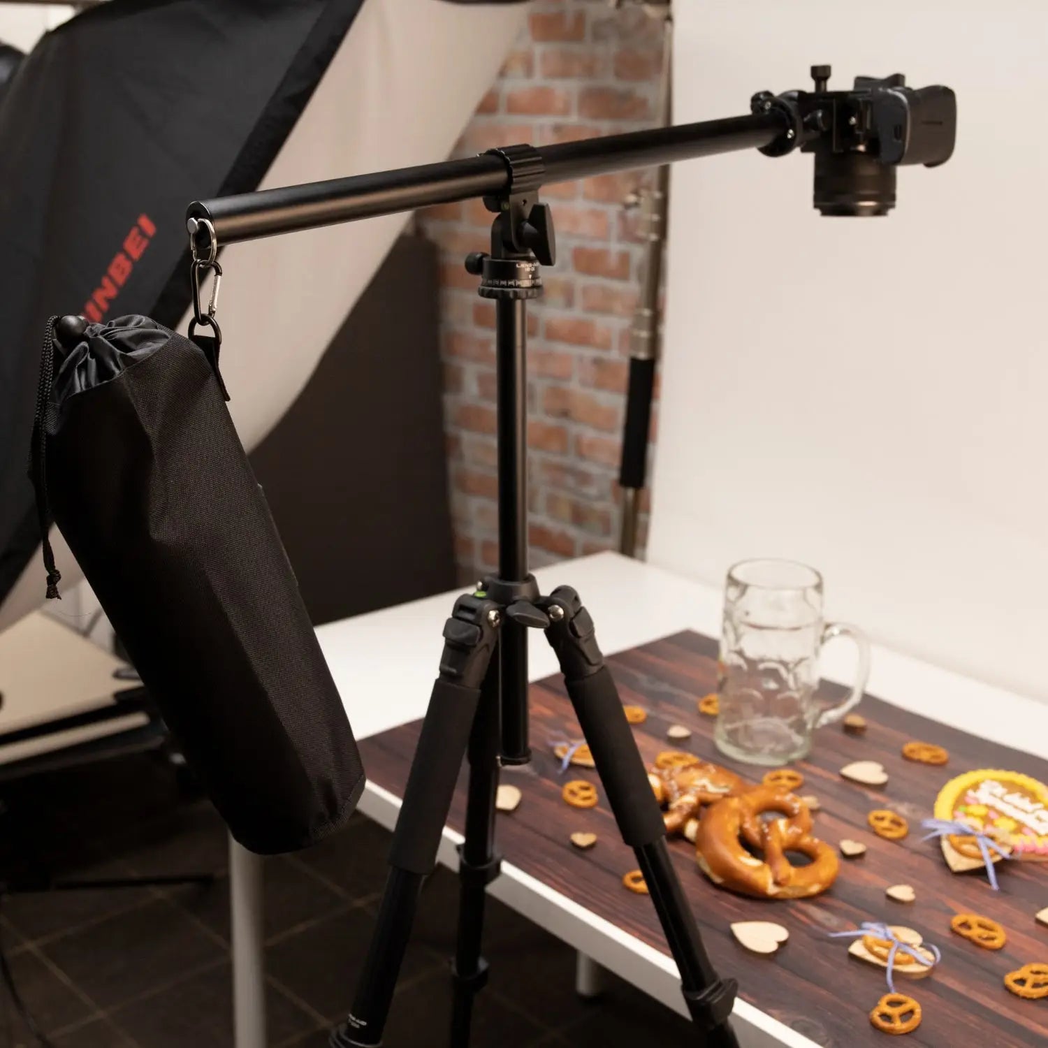 Stativ-Ausleger 58 cm - Auslegearm für Studio- & Flatlay-Fotografie - Kamera Foto > Fotostudio-Ausrüstung