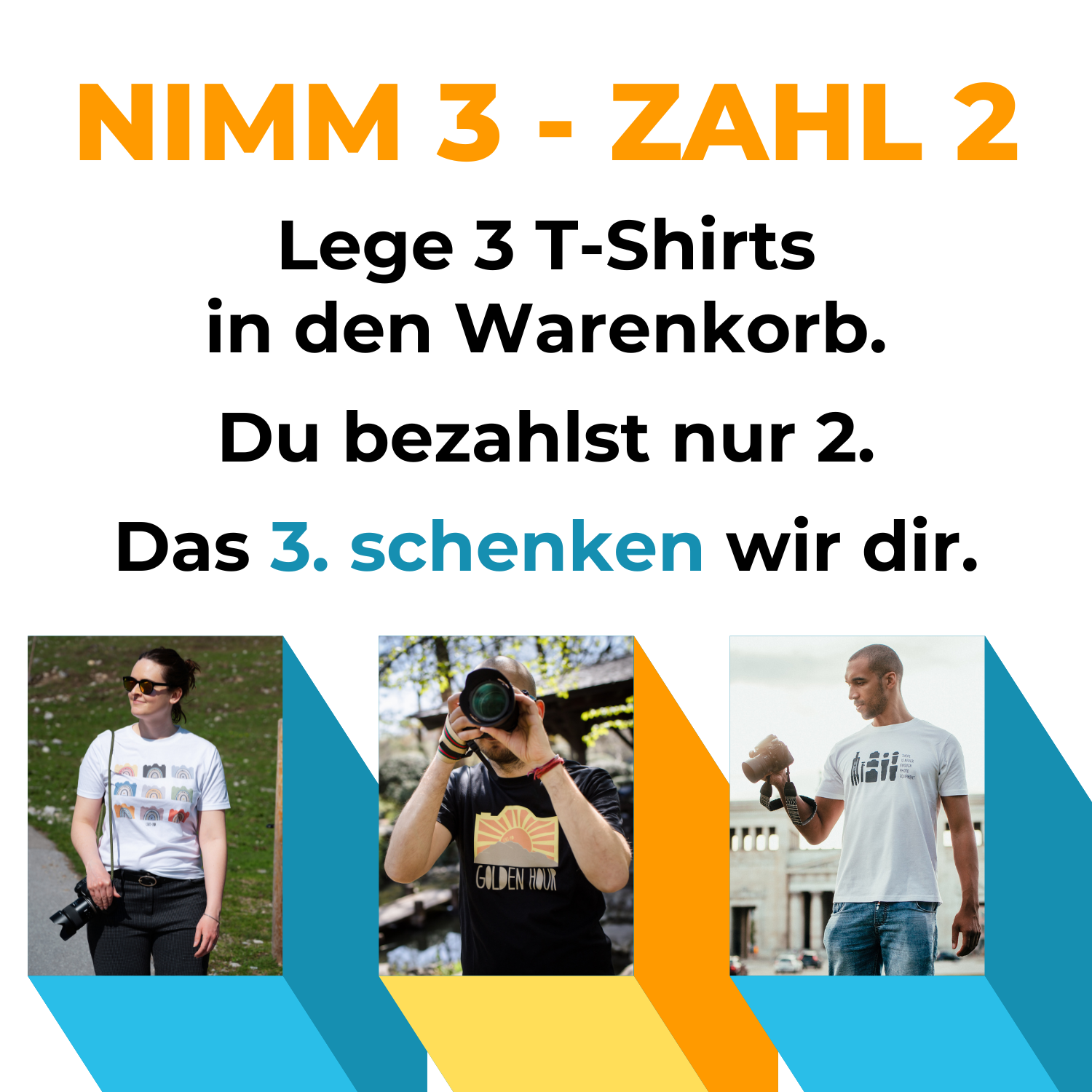 Bio T-Shirt für Fotografen "Good Photos Matter"