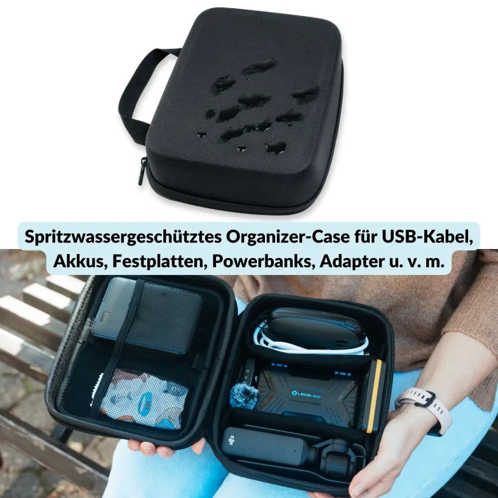 Technik Organizer Hardcase - Tasche für Elektronik Kabel & Reise - Elektronik > Elektronikzubehör > Taschen & Hüllen >