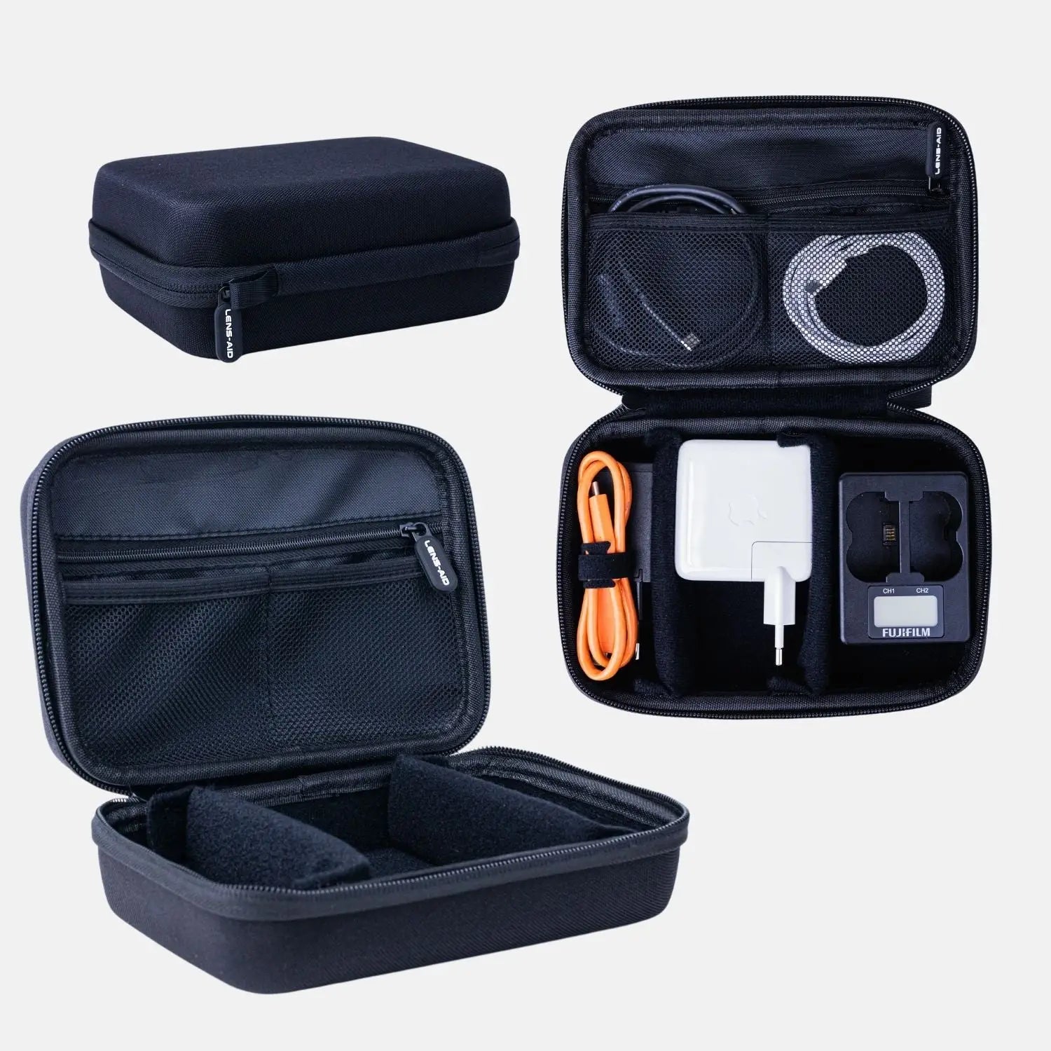 Technik Organizer Hardcase - Tasche für Elektronik Kabel & Reise - Größe S (19,5x14 cm) - > Elektronikzubehör Taschen