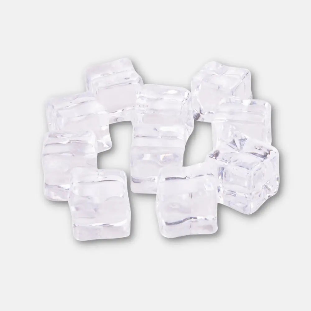 Transparente Deko-Eiswürfel aus Kunststoff
