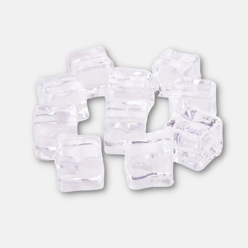 Transparente Deko-Eiswürfel aus Kunststoff - Eckige Eiswürfel (10 Stück) - Kamera & Foto > Fotostudio-Ausrüstung