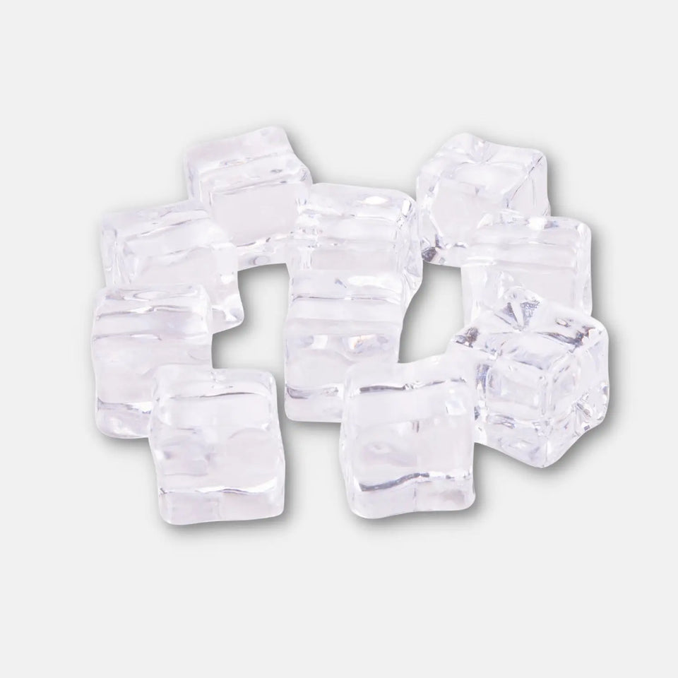 Transparente Deko-Eiswürfel aus Kunststoff - Eckige Eiswürfel (10 Stück) - Kamera & Foto > Fotostudio-Ausrüstung