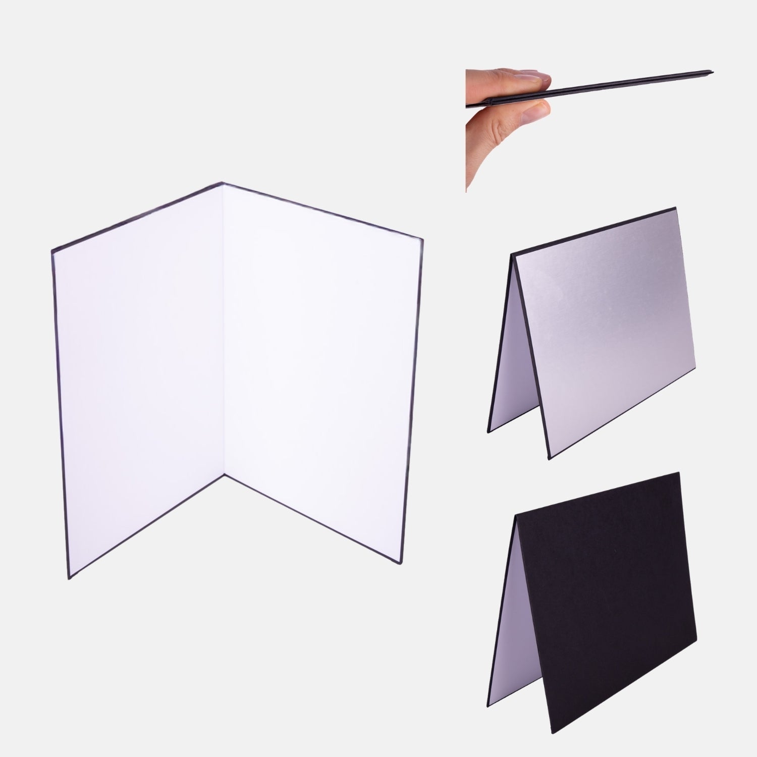 V-Flat Reflektor für dein Fotostudio - V-Flat A4 - Kamera & Foto > Fotostudio-Ausrüstung > Lichtzubehör > Reflektoren