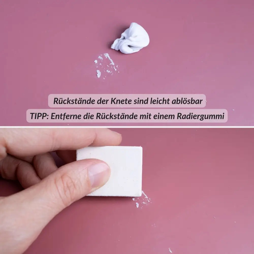 Weiße Klebeknete (96 Stk.) wiederverwendbar & rückstandsfrei ablösbar