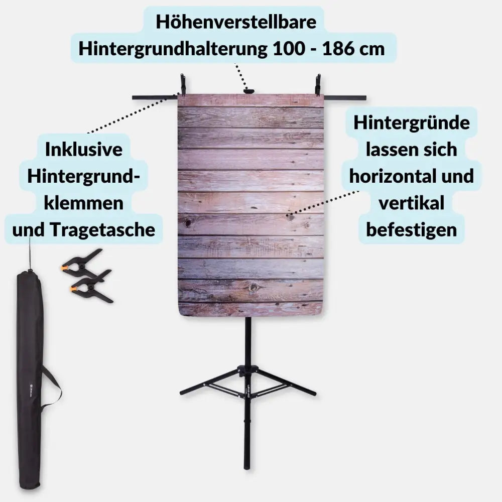 XXL Flatlay-Set für den perfekten Start in die Studiofotografie - Kamera & Foto > Fotostudio-Ausrüstung > Hintergründe