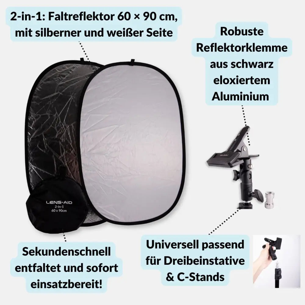 XXL Flatlay-Set für den perfekten Start in die Studiofotografie - Kamera & Foto > Fotostudio-Ausrüstung > Hintergründe
