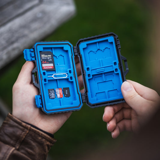 Speicherkarten-Schutzbox zur Aufbewahrung von SD, CF, Micro-SD, TF, SIM-Karten