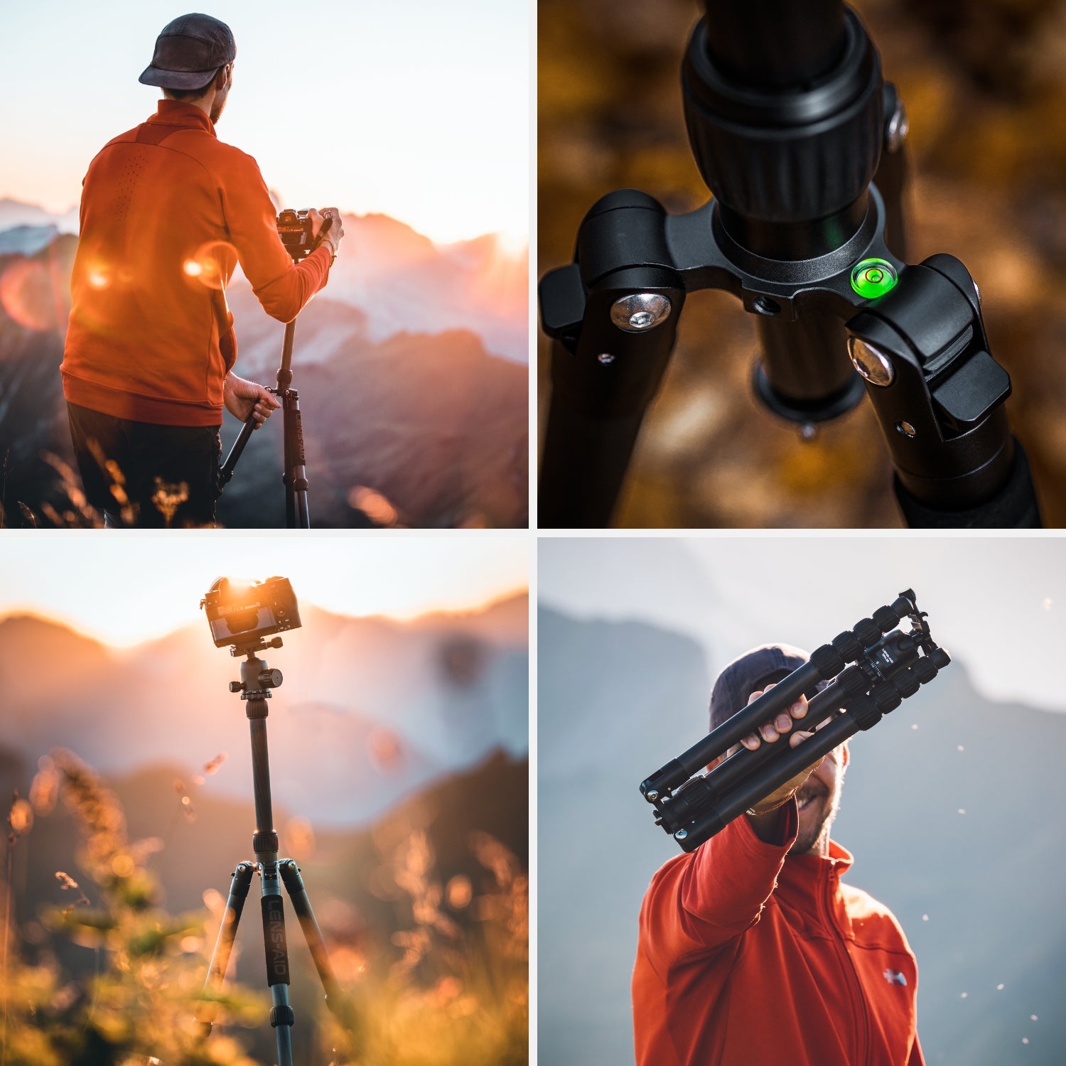 Profi Carbon Kamera-Stativ für Traveler und Outdoorfotografen