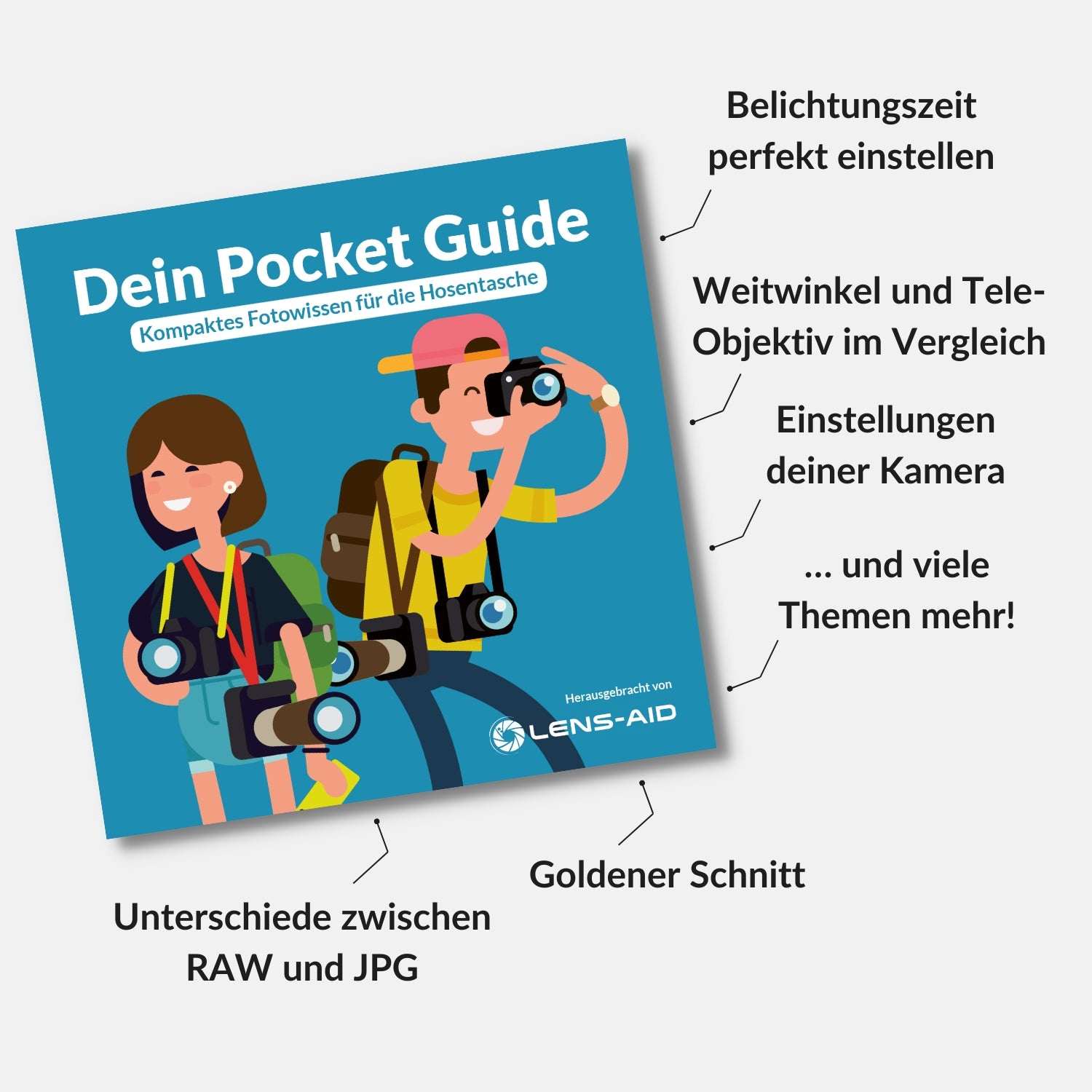 Lens-Aid Pocket Guide: Fotografie-Grundwissen für die Hosentasche