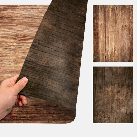 Flatlay-Fotohintergrund für Foodfotografie & Studio - HOLZ